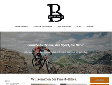 Tablet Screenshot of finest-bikes.de